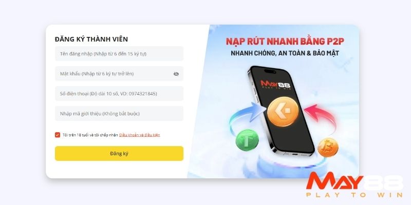 Hoàn tất thông tin vào form mẫu