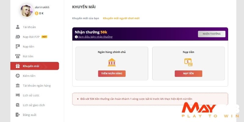 Khuyến mãi hấp dẫn dành cho người mới